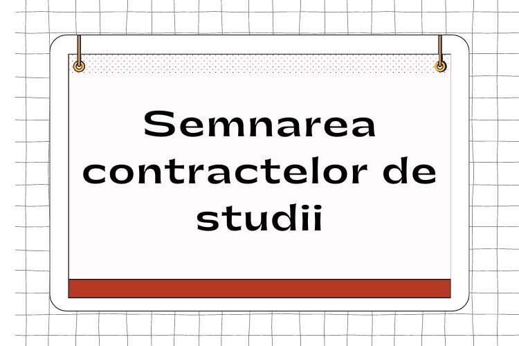 Semnarea contractelor de studii